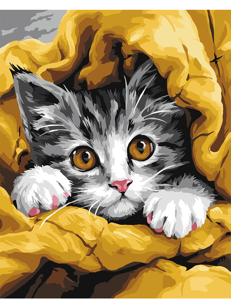 Картина по номерам Hobby Paint Котёнок в ассортименте - фото 2