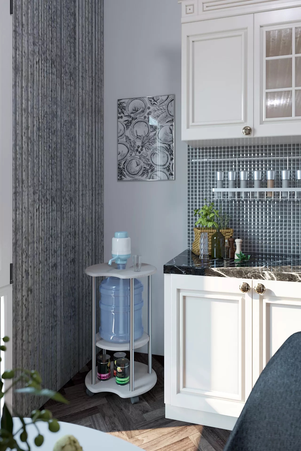 Подставка под бутыль КАЛИФОРНИЯ МЕБЕЛЬ дуб беленый - фото 3