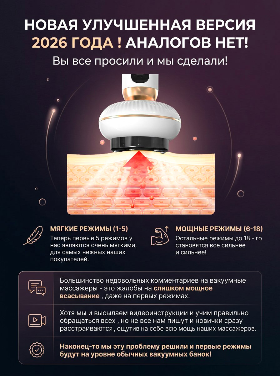 Антицеллюлитный массажер для тела и ног Kart House 18 режимов - фото 3