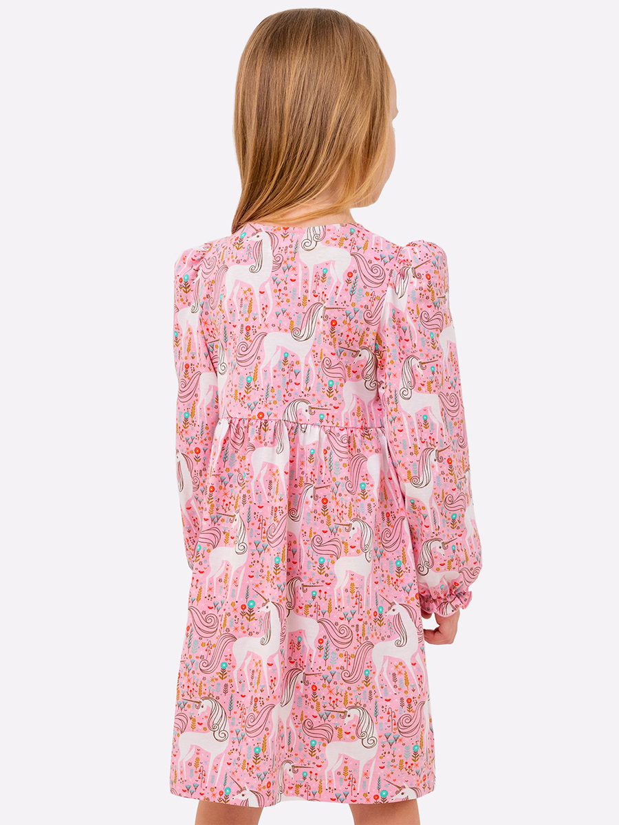 Платье HappyFox HFLUN974лошади.розовый - фото 3
