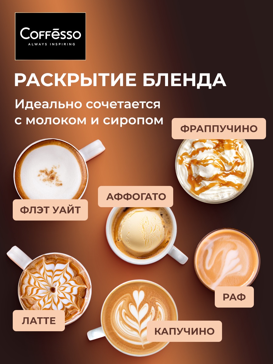 Кофе в зернах Coffesso Brunette - фото 4