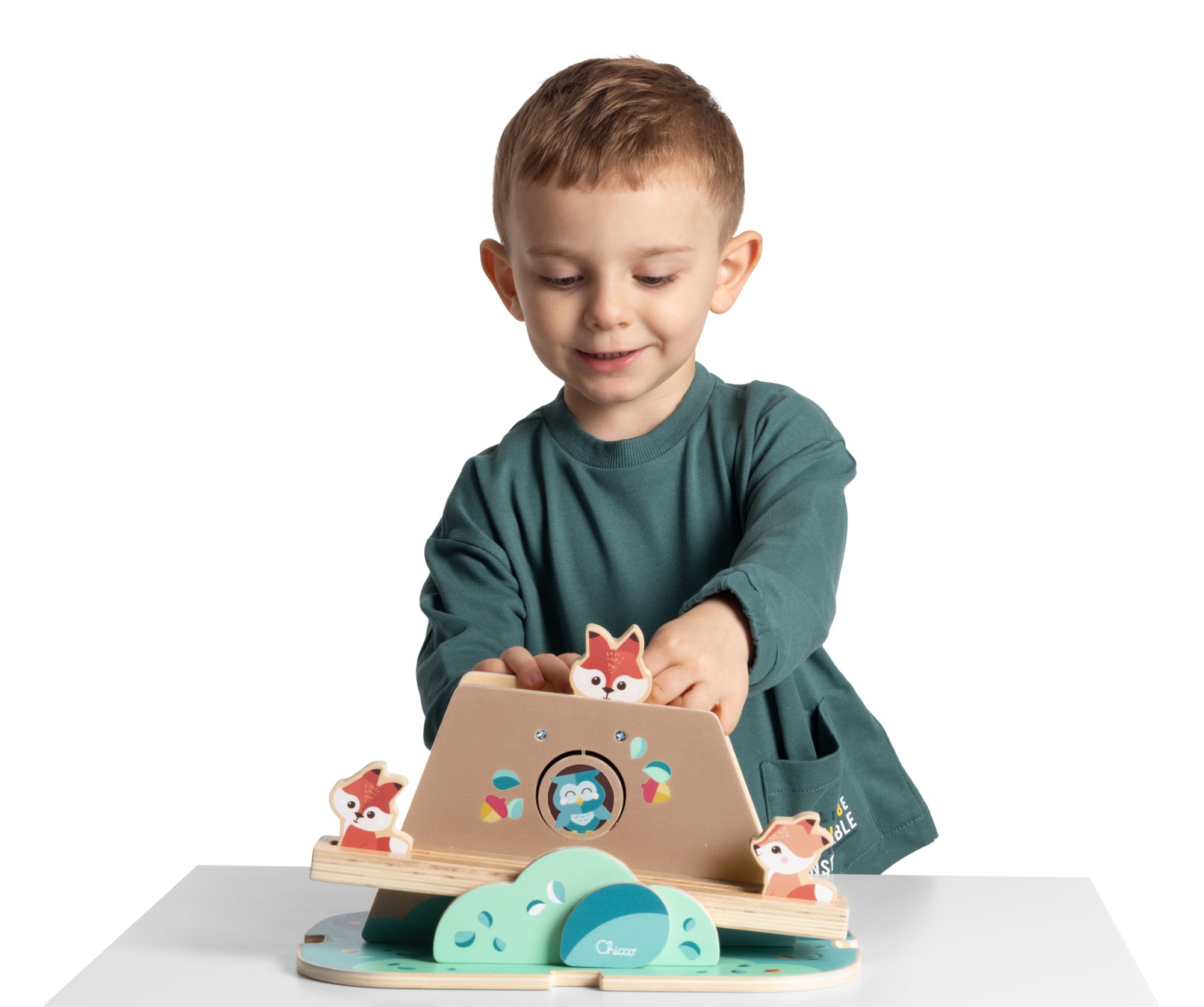 Игрушка Chicco сортер развивающий набор Лисье логово - фото 11