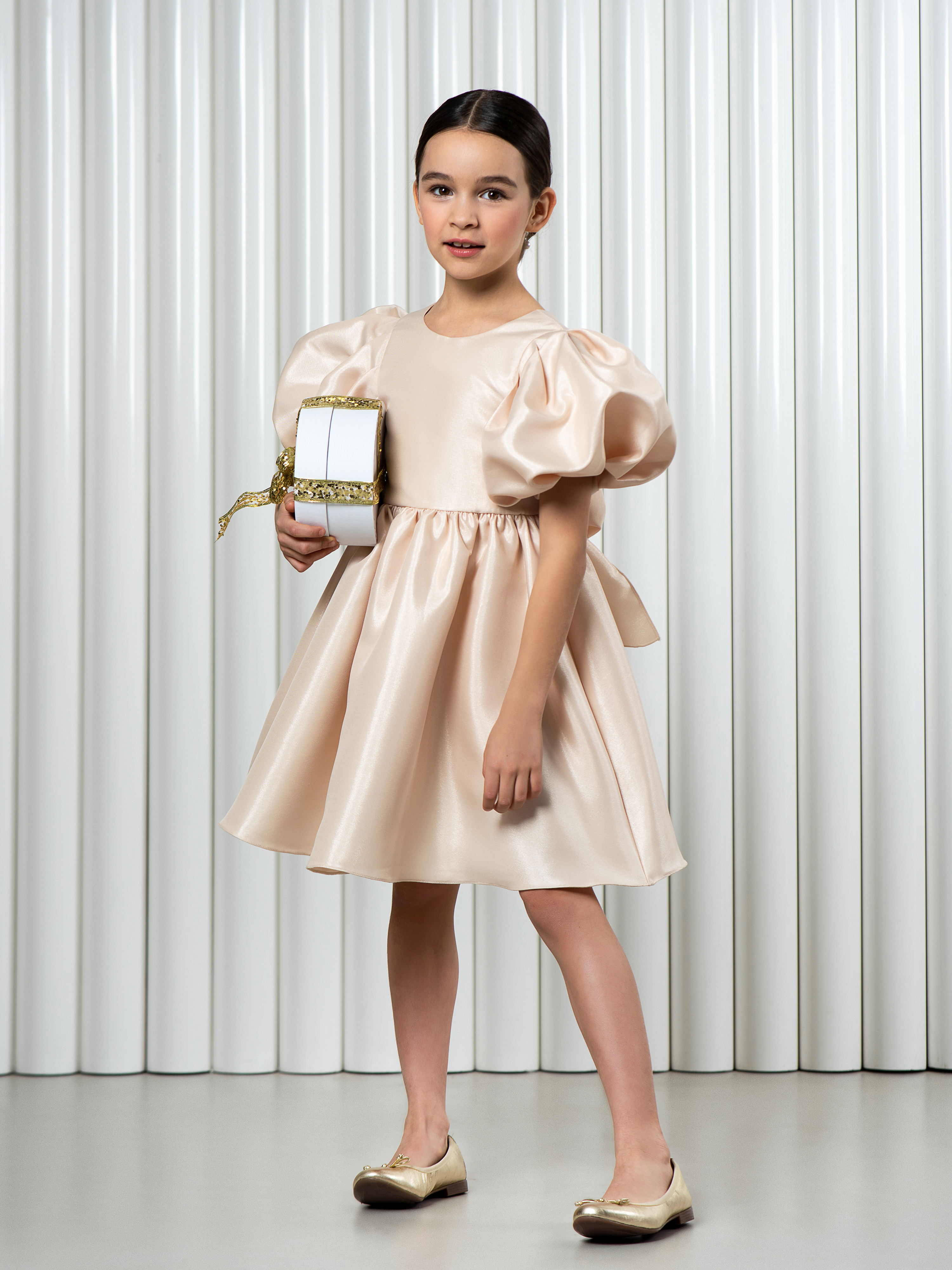 Платье LisaWeta D-143 золото - фото 6