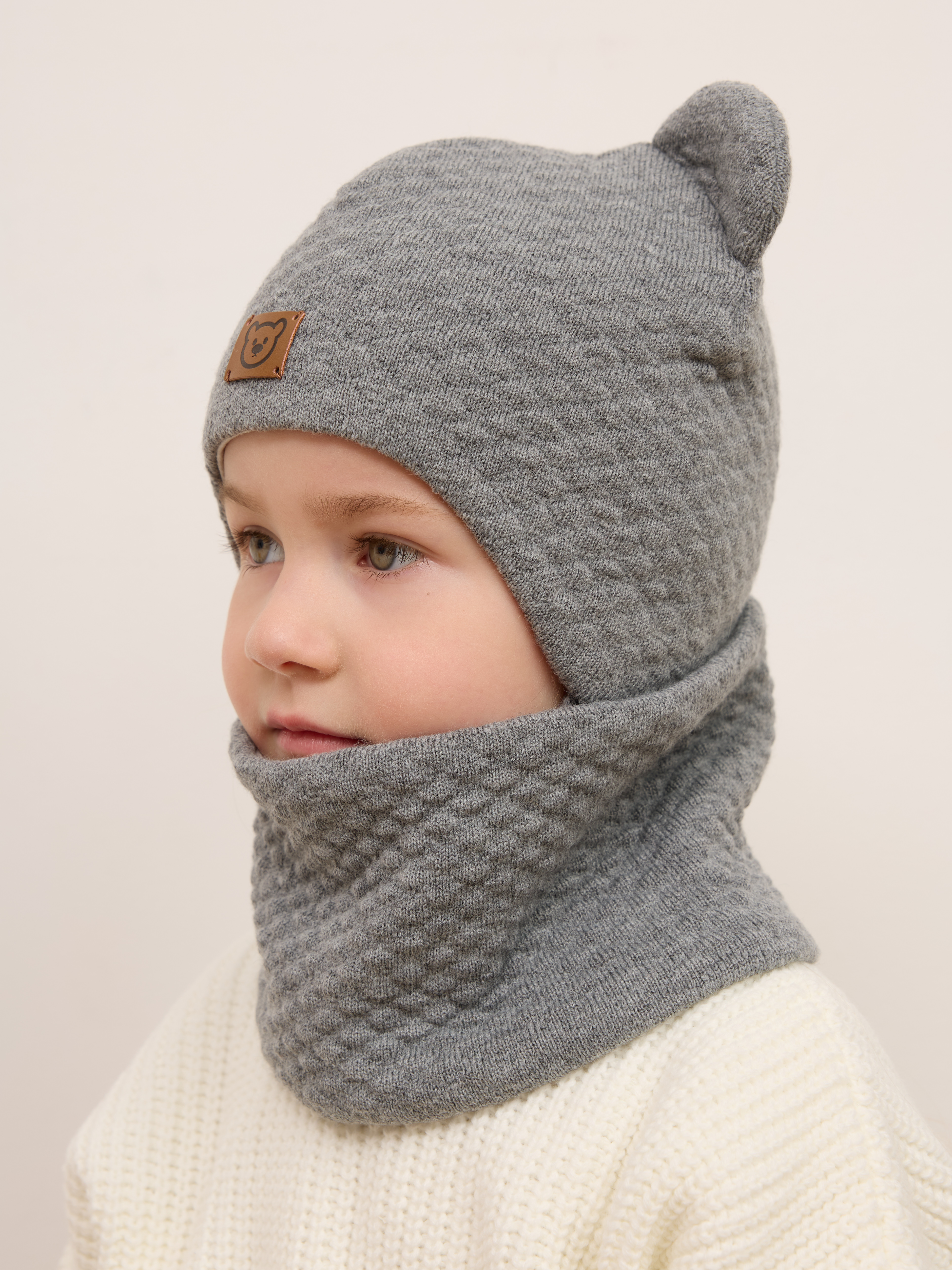Шапка и снуд Starkoff Kids Д701803 - фото 4