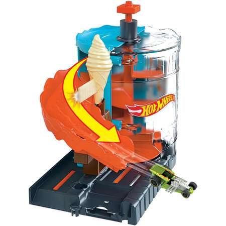 Трек Hot Wheels Магазин мороженого с пусковой установкой