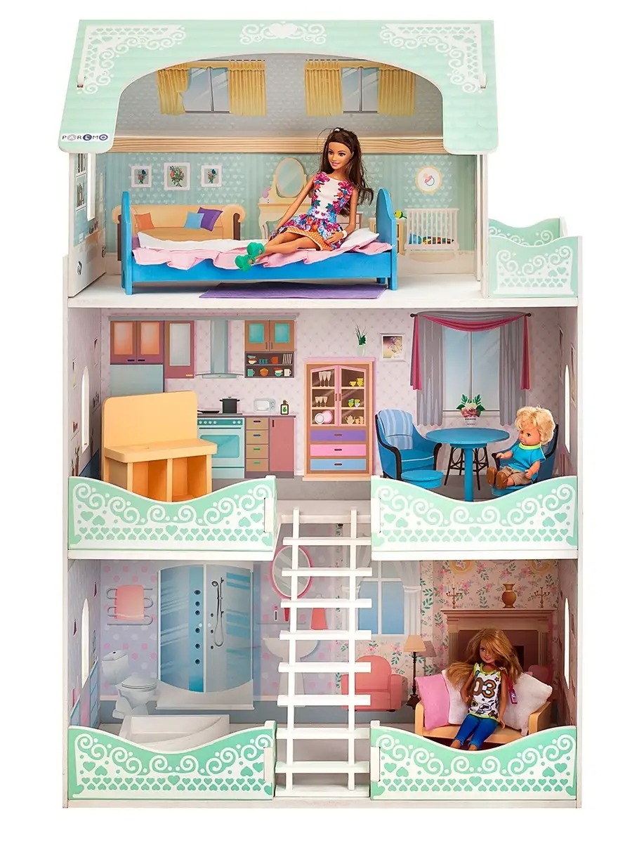 Домик для кукол PAREMO с мебелью PD318-09 - фото 10