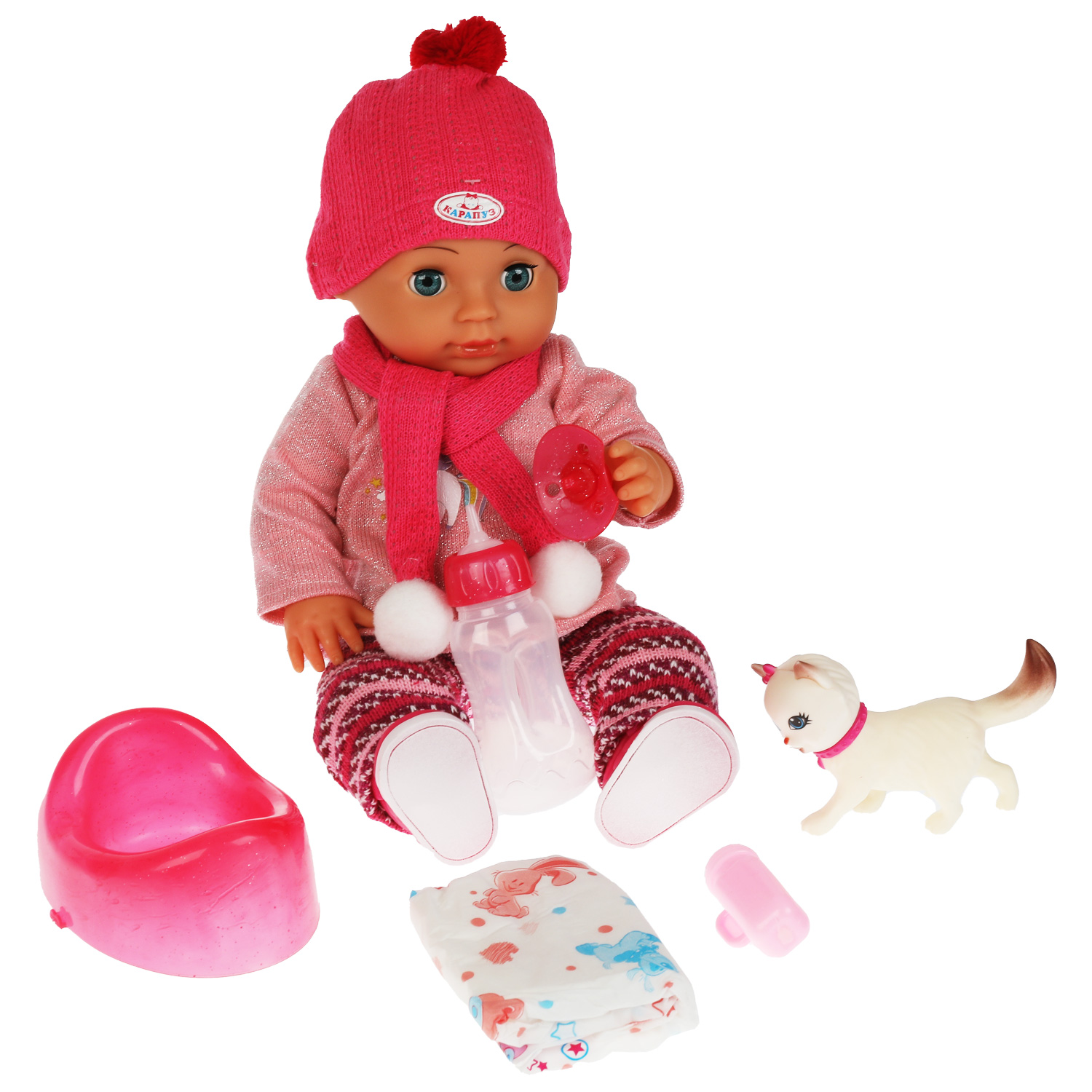 Кукла пупс Карапуз 318190 - фото 1