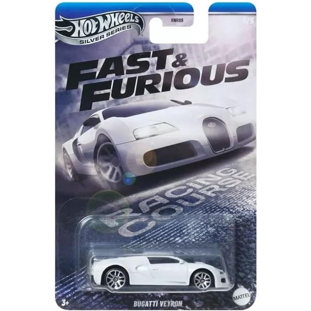Автомобиль Hot Wheels Bugatti Veyron 1:64 HNR88/JBY43 - фото 3