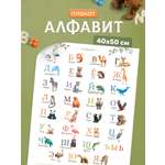 Плакат Выручалкин Алфавит «Животные» 40х50 см