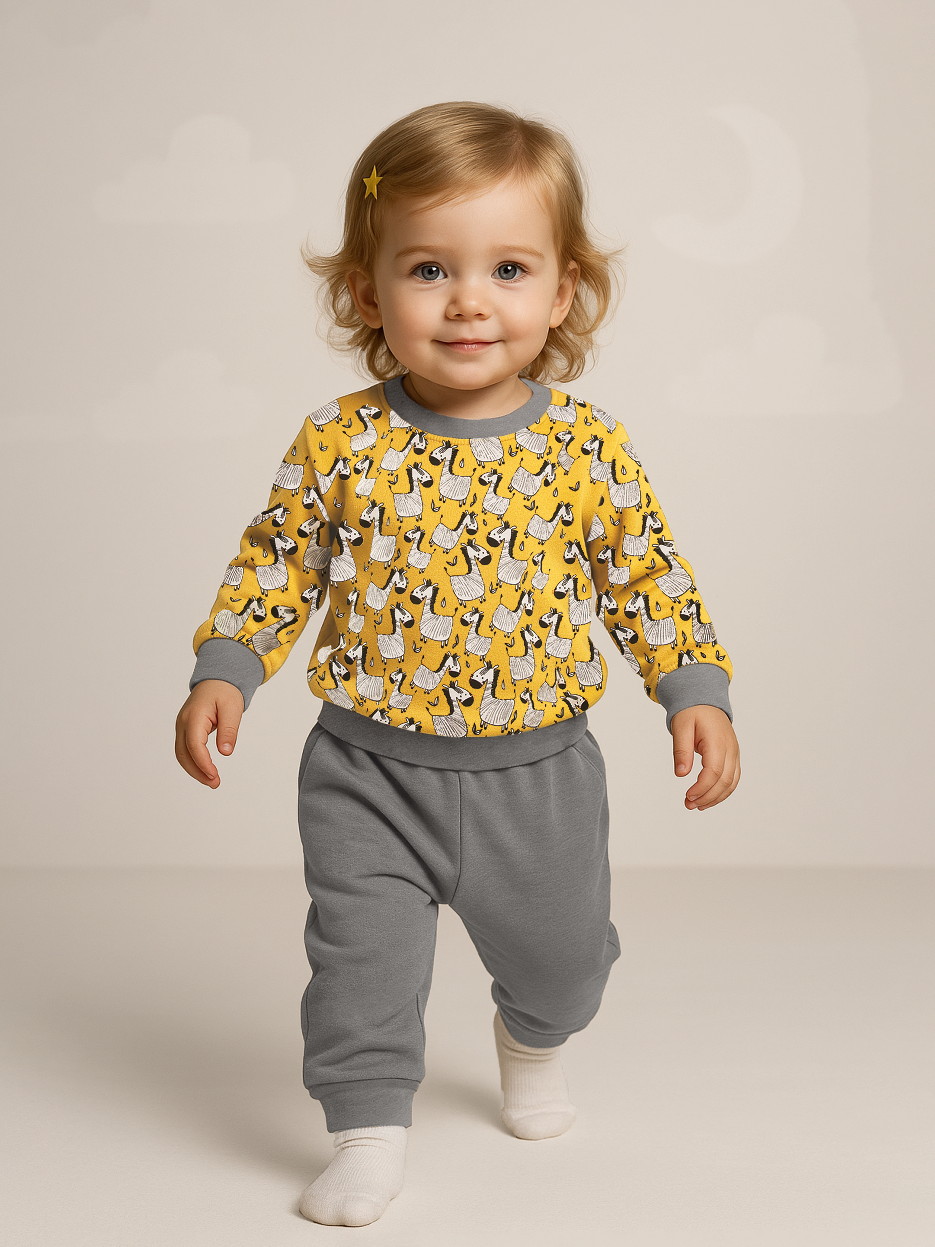 Свитшот и брюки Baby Stylе мд108039 - фото 1