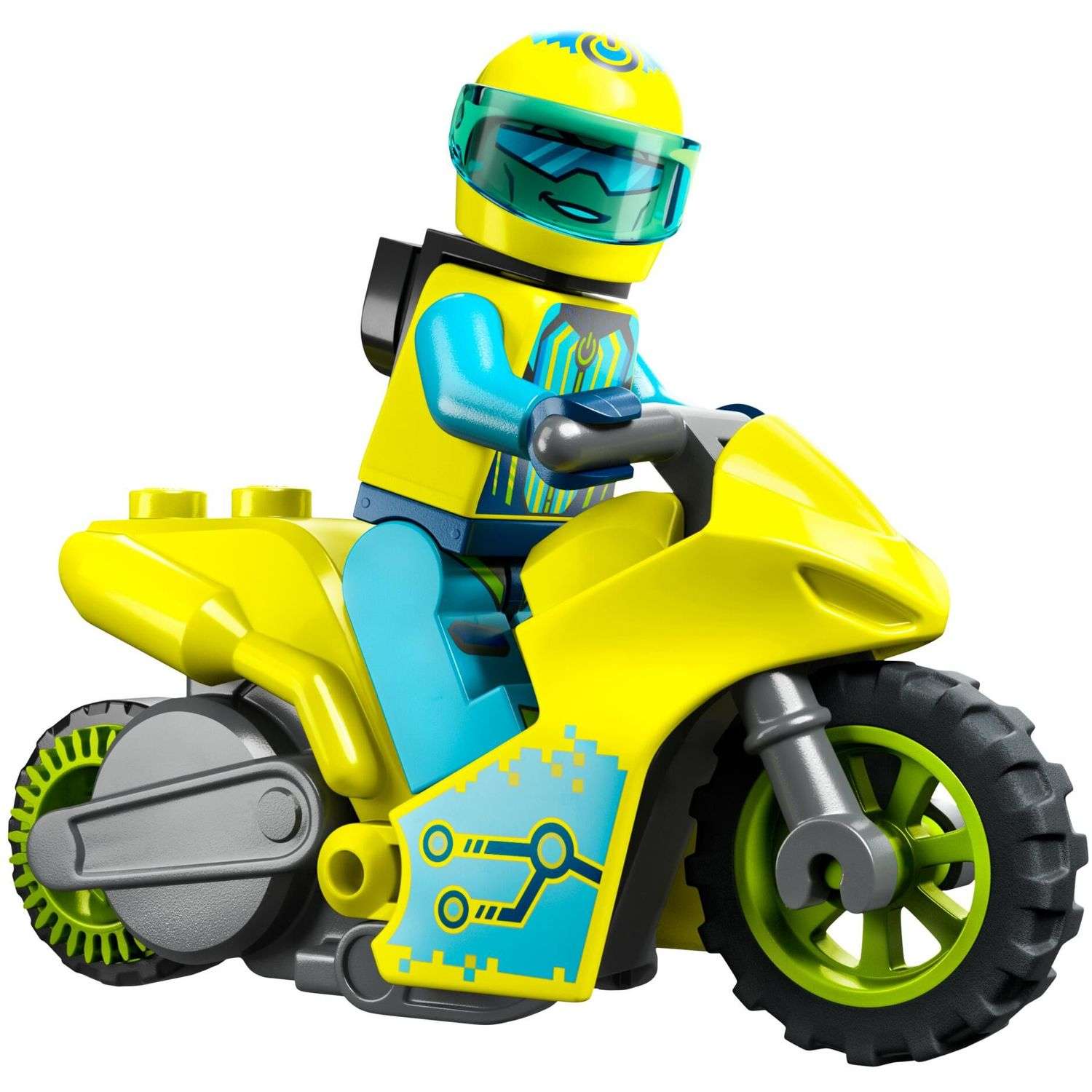 Конструктор LEGO City Кибер-трюк-байк блочный - фото 2