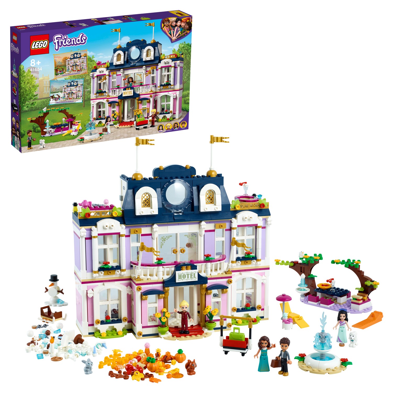 Конструктор LEGO Friends Гранд-отель Хартлейк Сити 1308 дет. - фото 1