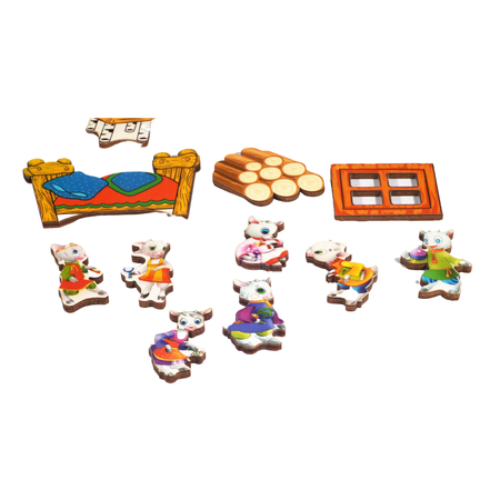 Игрушка Нескучные игры бизиборд Козлята и Волк