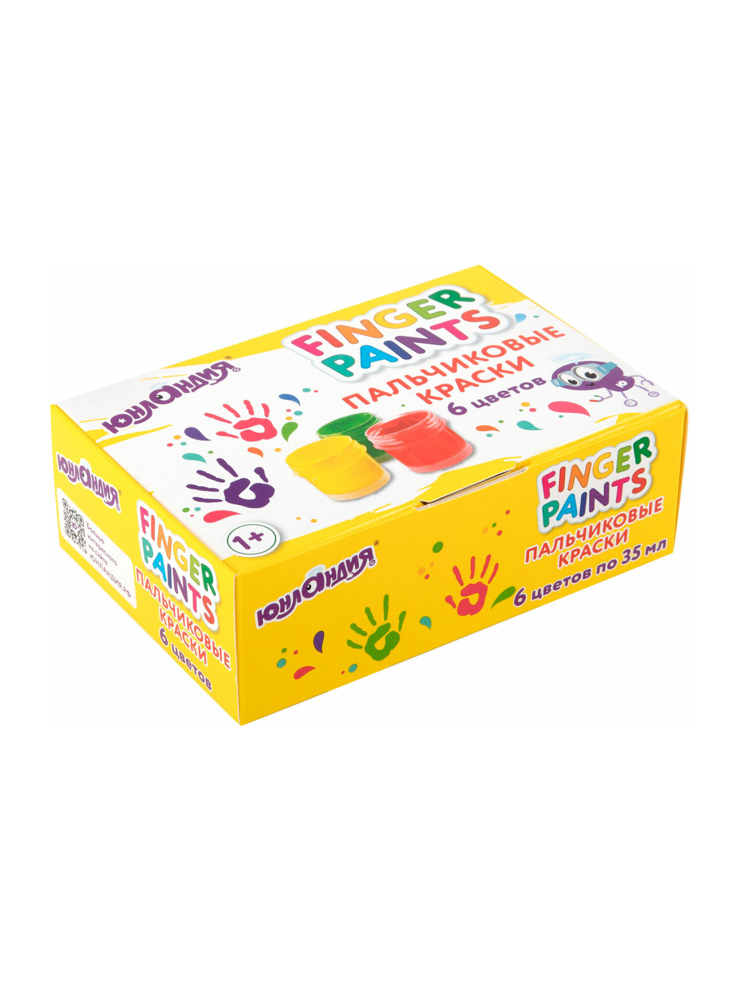 Краски пальчиковые Юнландия 6 цв. - фото 9