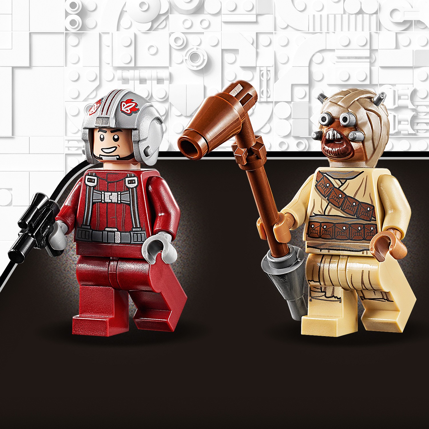 Конструктор LEGO Star Wars Скайхоппер T-16 против Банты блочный - фото 11