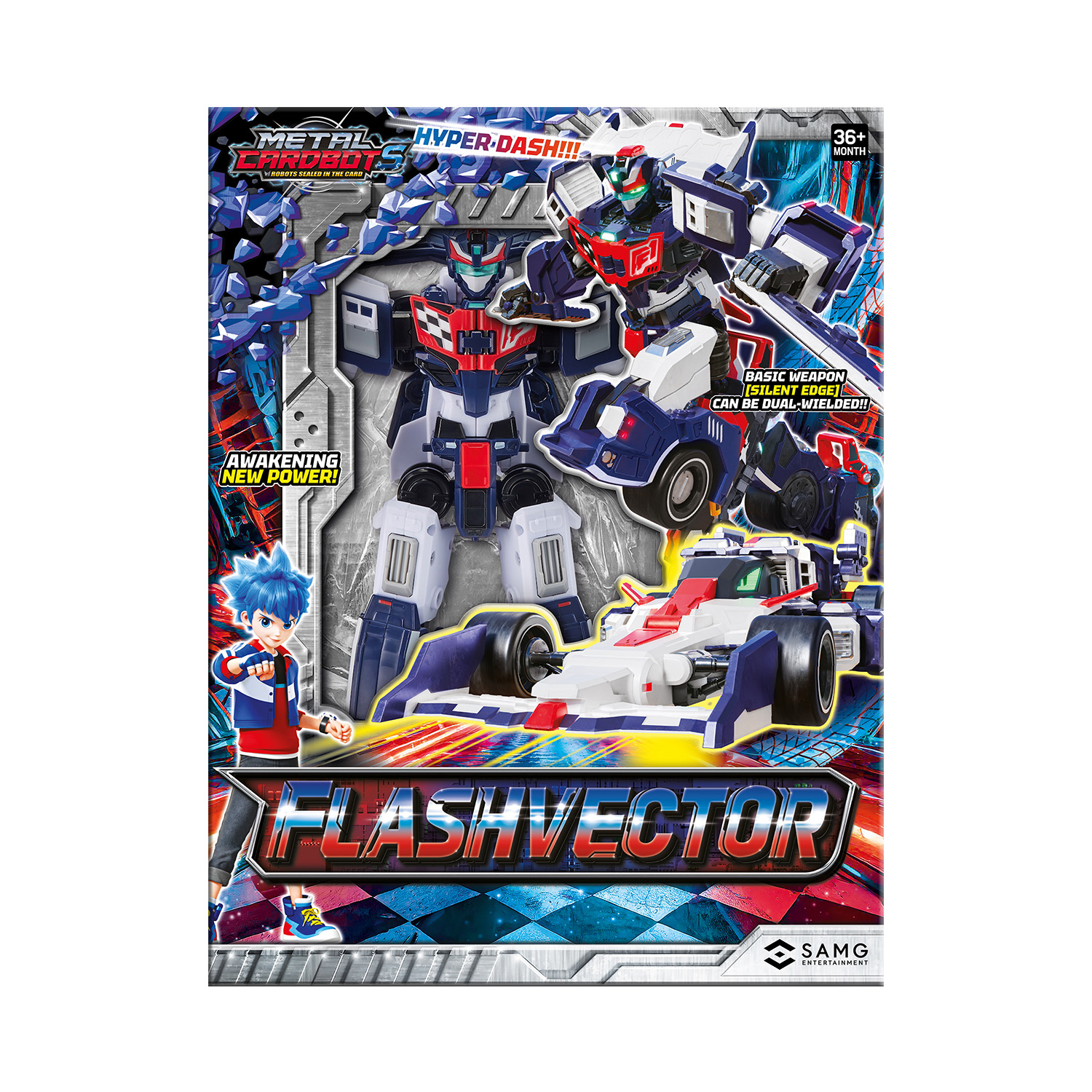 Фигурка METAL-CARDBOT Флэшвектор - фото 9