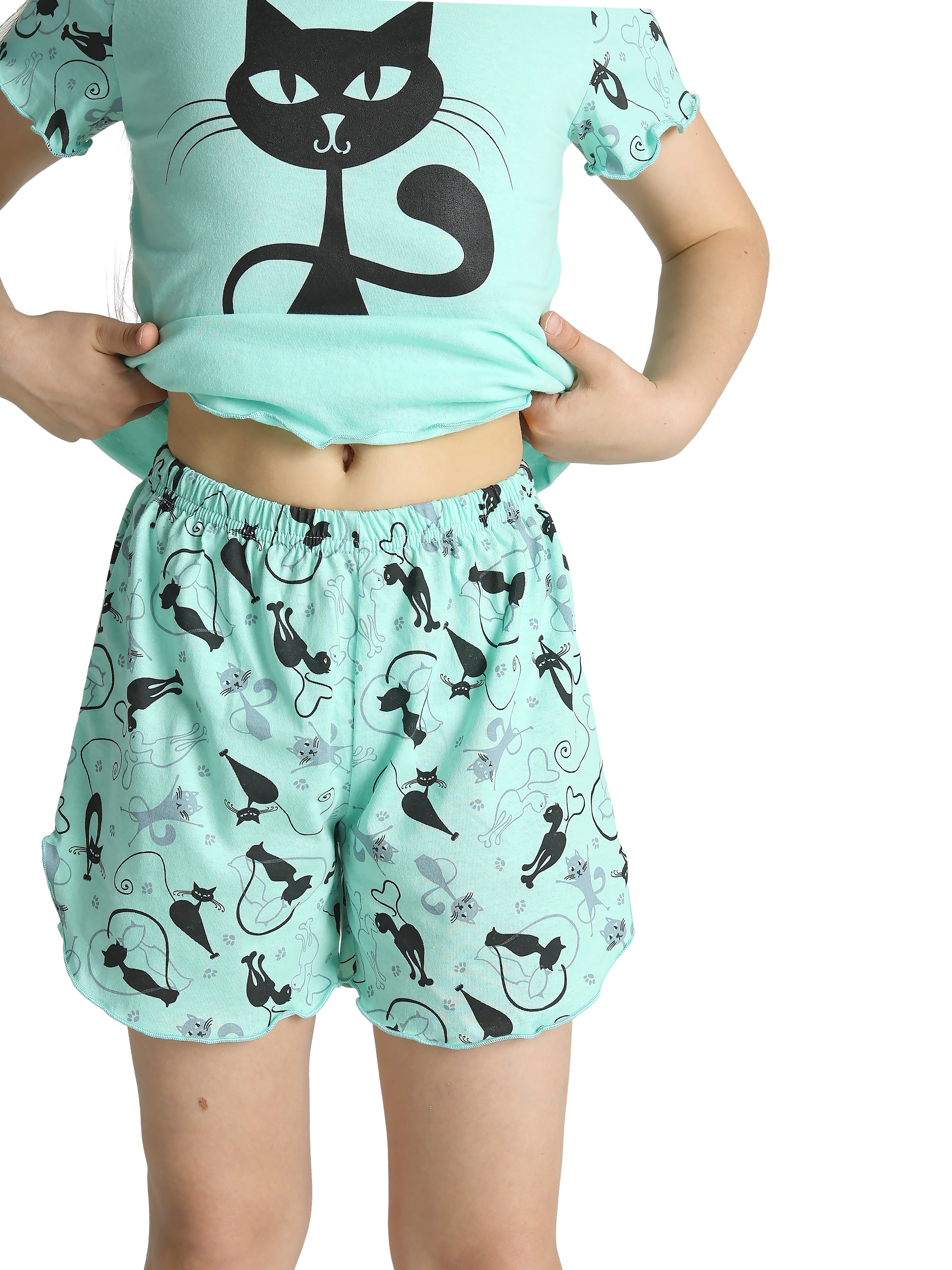 Пижама ДО-Детская Одежда 004К8/мятный10 - фото 14