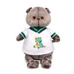 Мягкая игрушка BUDI BASA Басик в футболке с дракончиком 19 см Ks19-255