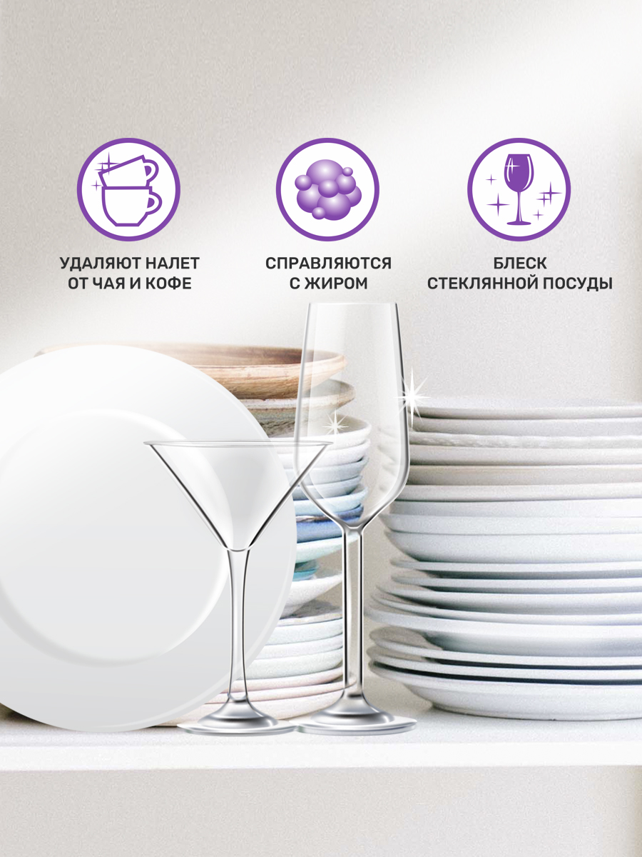 Таблетки для посудомоечных машин Clean and Fresh 200 шт. - фото 4