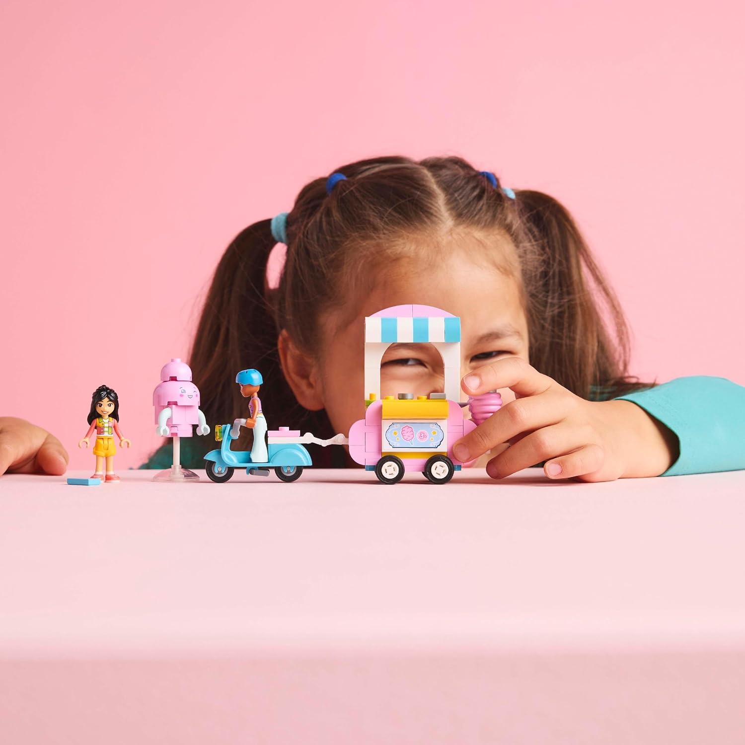 Конструктор LEGO Friends Стенд со сладкой ватой блочный - фото 7