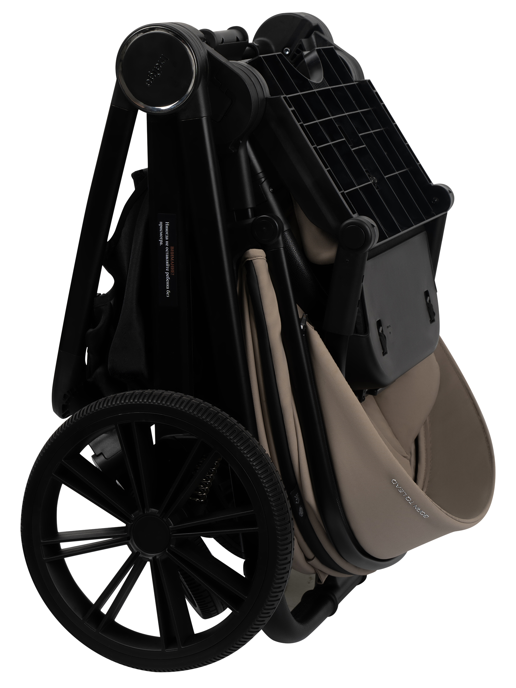 Коляска 2в1 Indigo Sting бежевый - фото 24