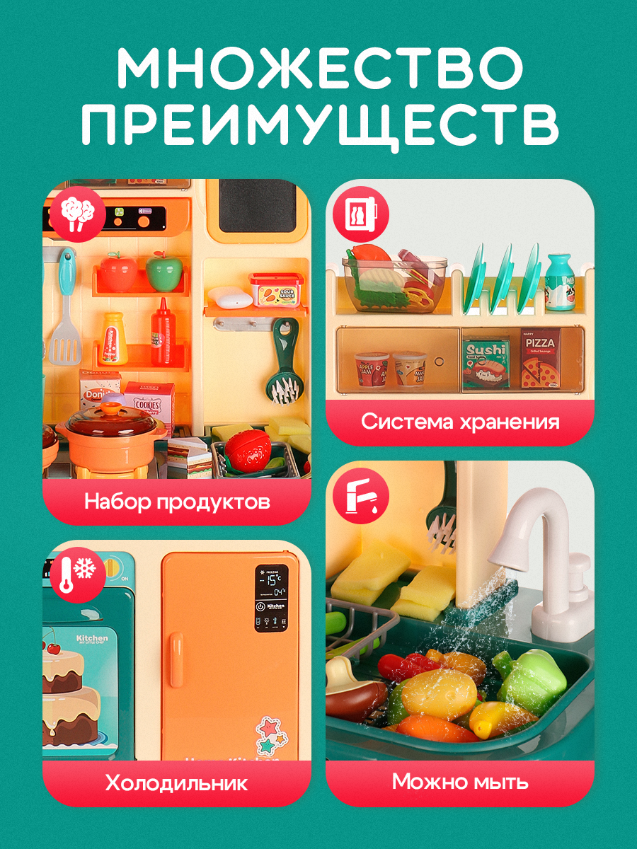 Игрушечная кухня Рыжий кот - фото 4