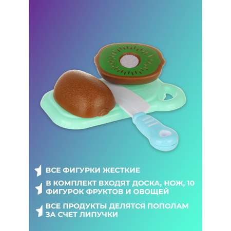 Игровой набор Veld Co тележки и корзинки, прилавок, касса, продукты