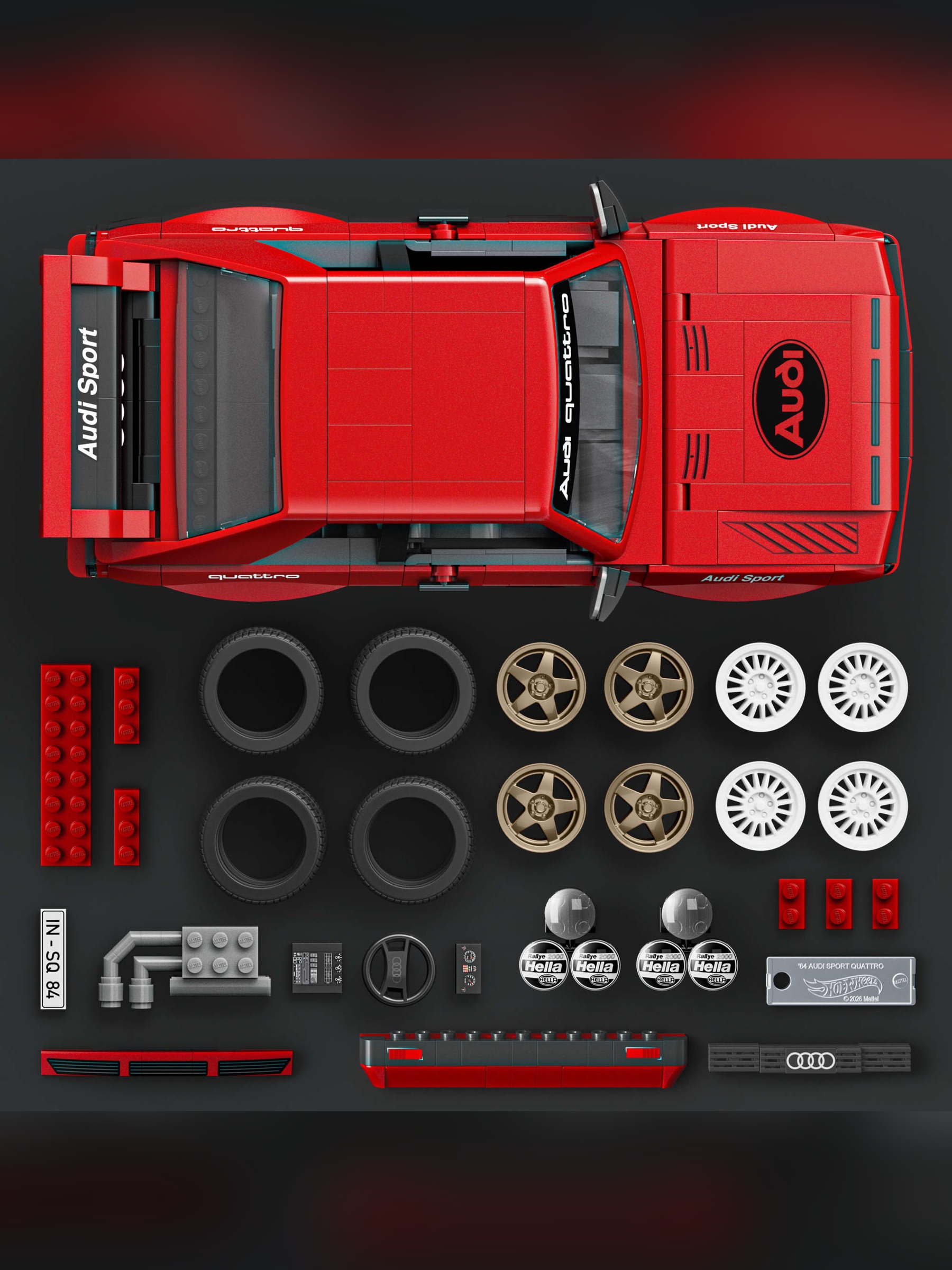 Конструктор Brick Shop AUDI SPORT QUATTRO 864 дет. - фото 3