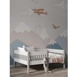 Кровать односпальная Moms charm (серый)