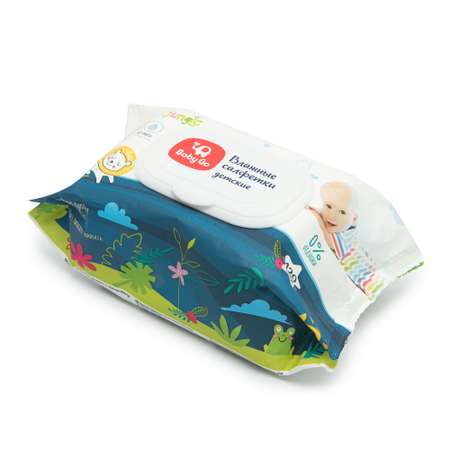 Влажные салфетки BabyGo 120 шт.