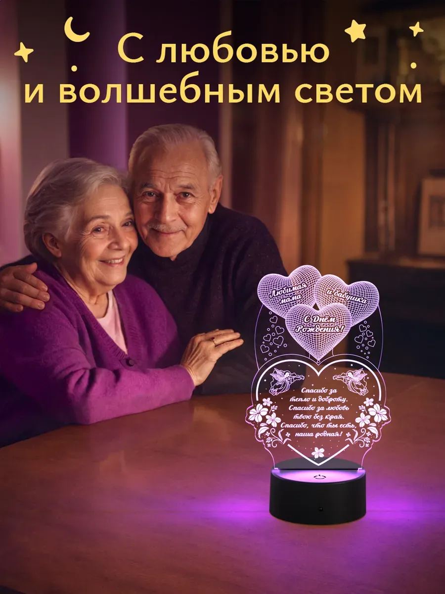 Ночник Светофей бабушке на день рождения - фото 11