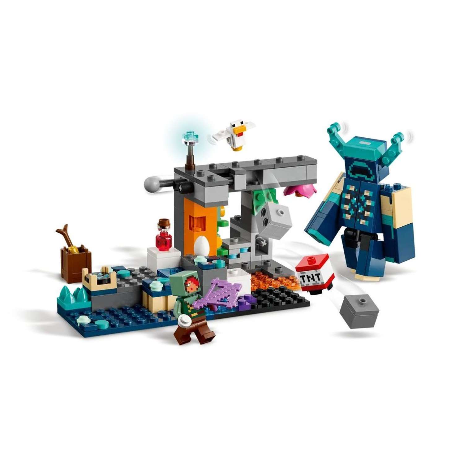 Конструктор LEGO Minecraft Столкновение с Варденом 238 дет. - фото 3