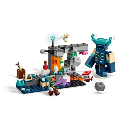 Конструктор LEGO Minecraft Столкновение с Варденом блочный