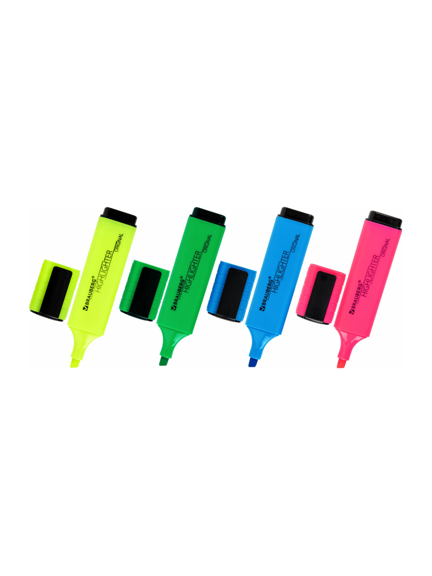 Текстовыделители Brauberg 4 шт. - фото 8