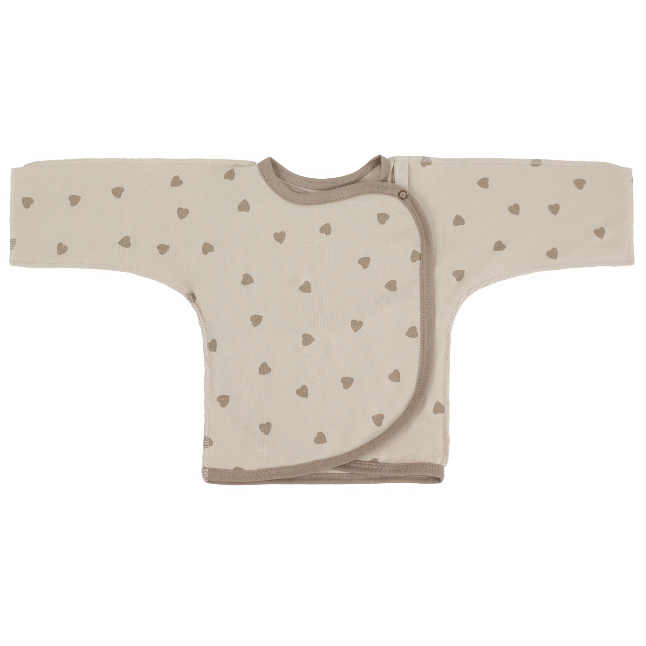 Распашонка 3 шт Фабрика Бамбук MU011013KNR/116MU/Шоколад_сердечки - фото 5