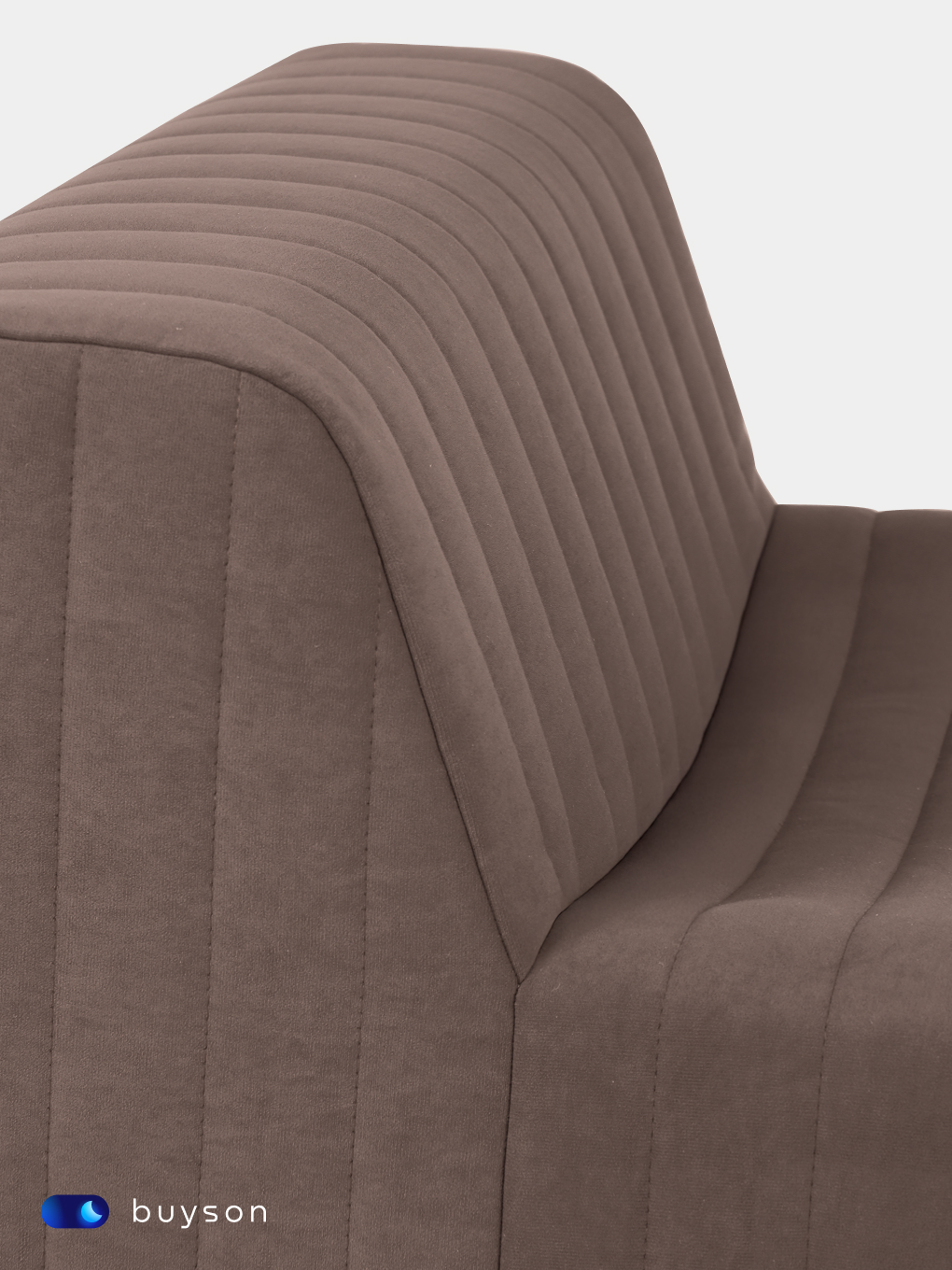 Кресло buyson БайСофт коричневый - фото 12