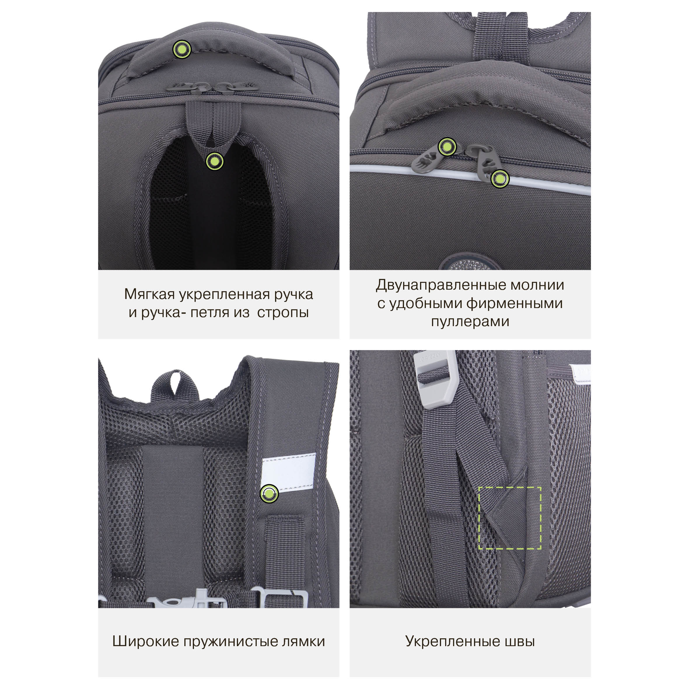 Ранец Grizzly Для девочки - фото 16