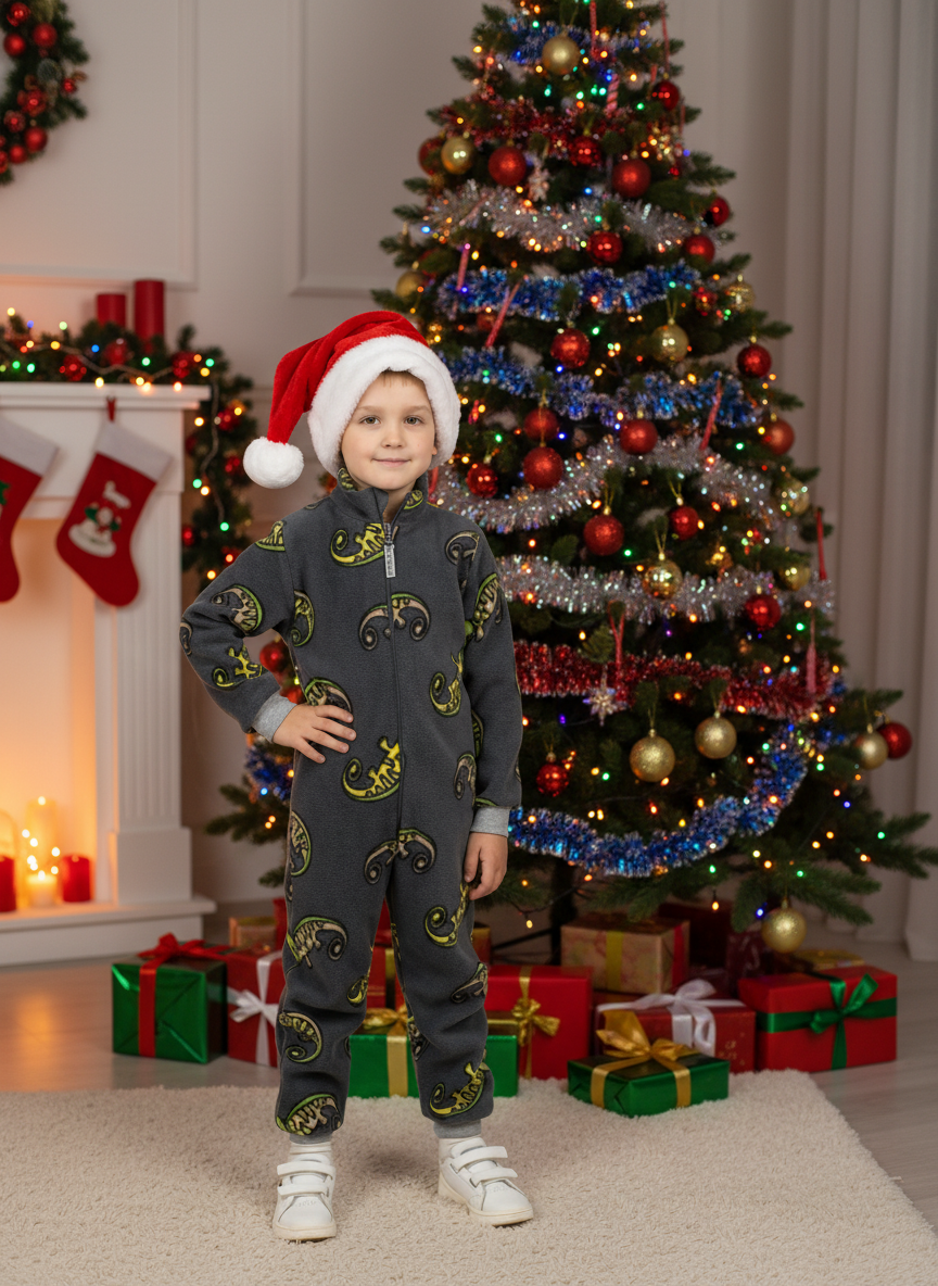 Комбинезон Утенок 279(ш) антрацит хамелеон - фото 2