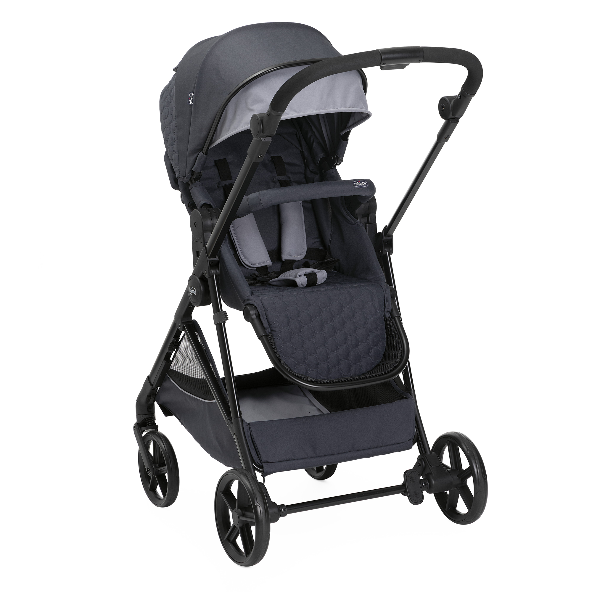 Коляска прогулочная Chicco Seety Stroller boston grey - фото 9
