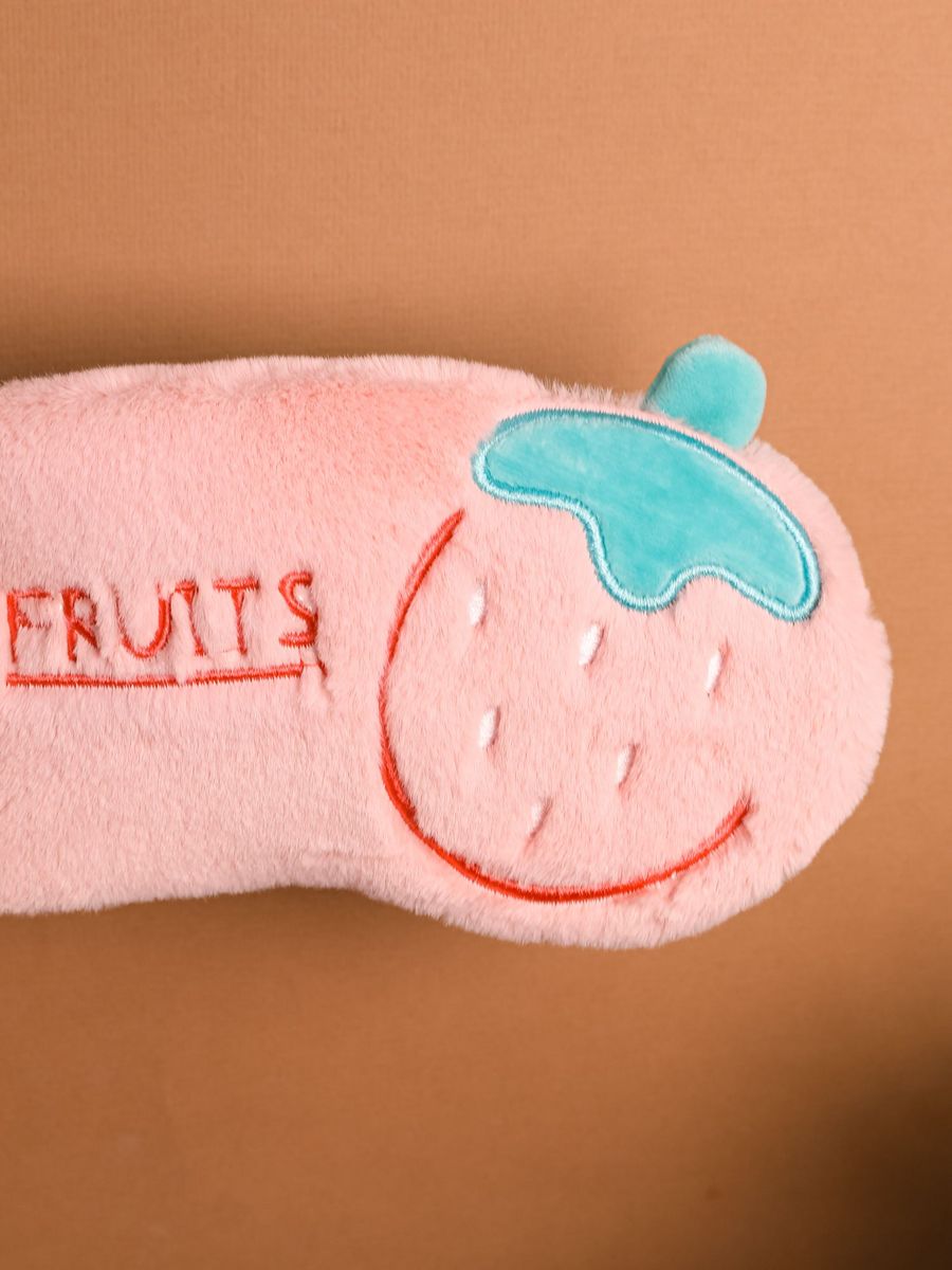 Маска для сна iLikeGift Fruits pink с гелевым вкладышем - фото 6