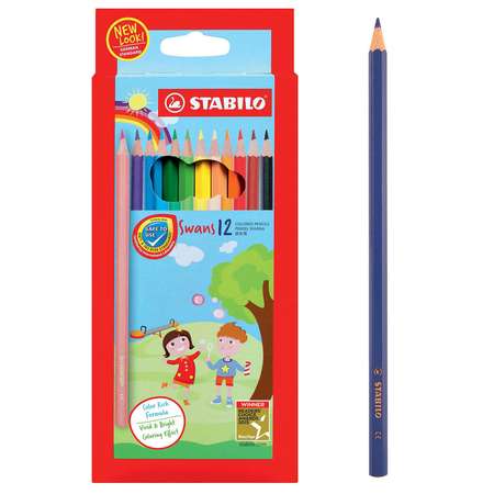 Карандаши цветные STABILO 12 шт.