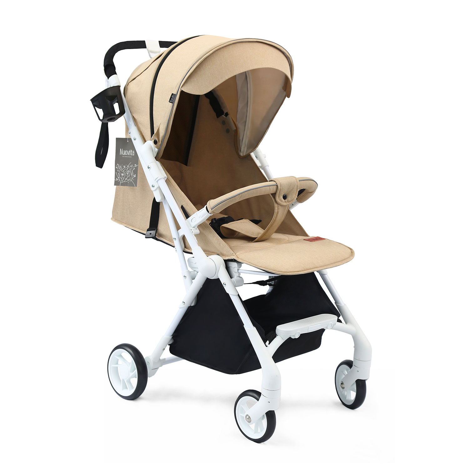 Коляска прогулочная Nuovita бежевый - фото 1