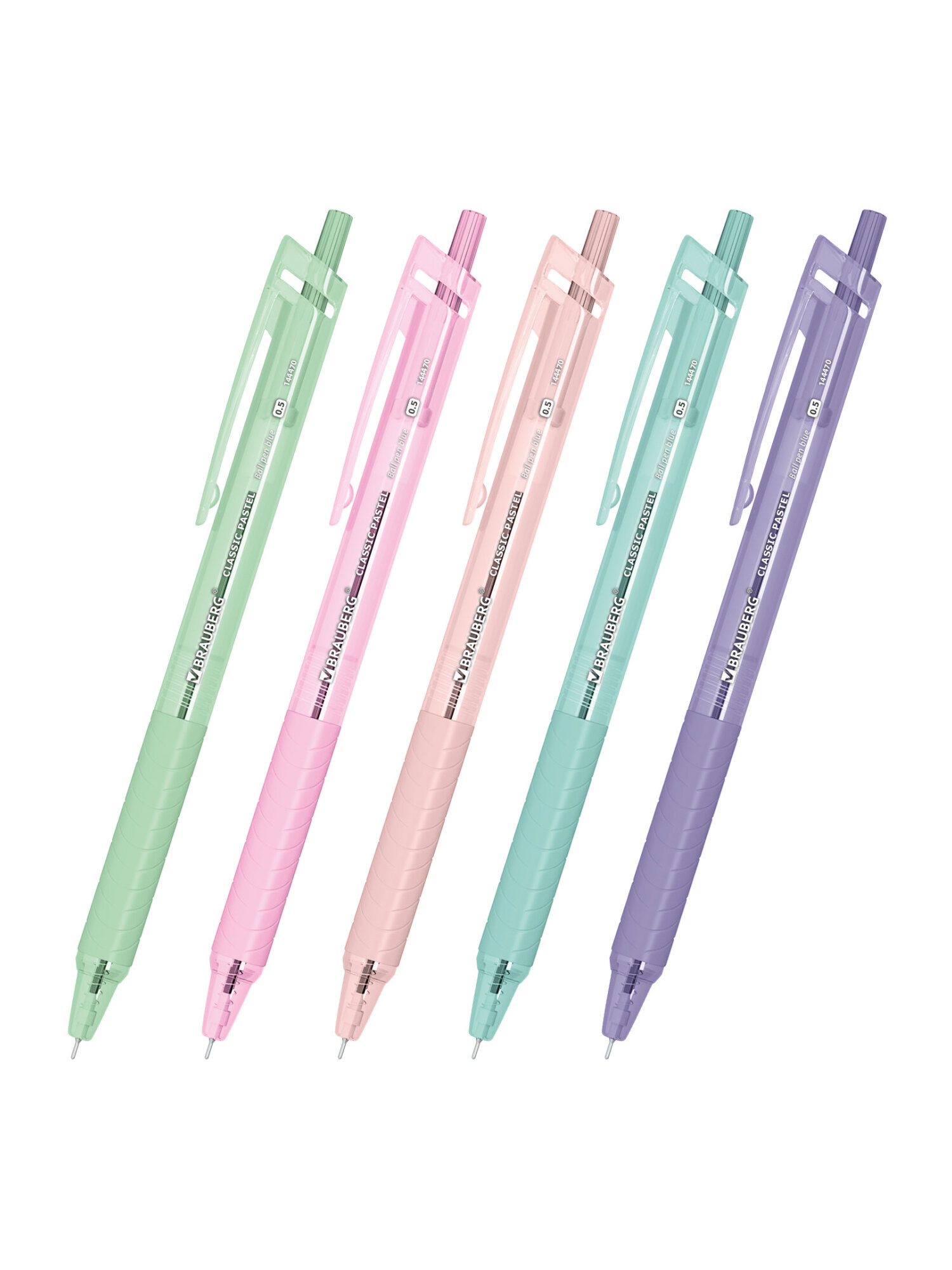 Ручка шариковая Brauberg 5 шт. - фото 2