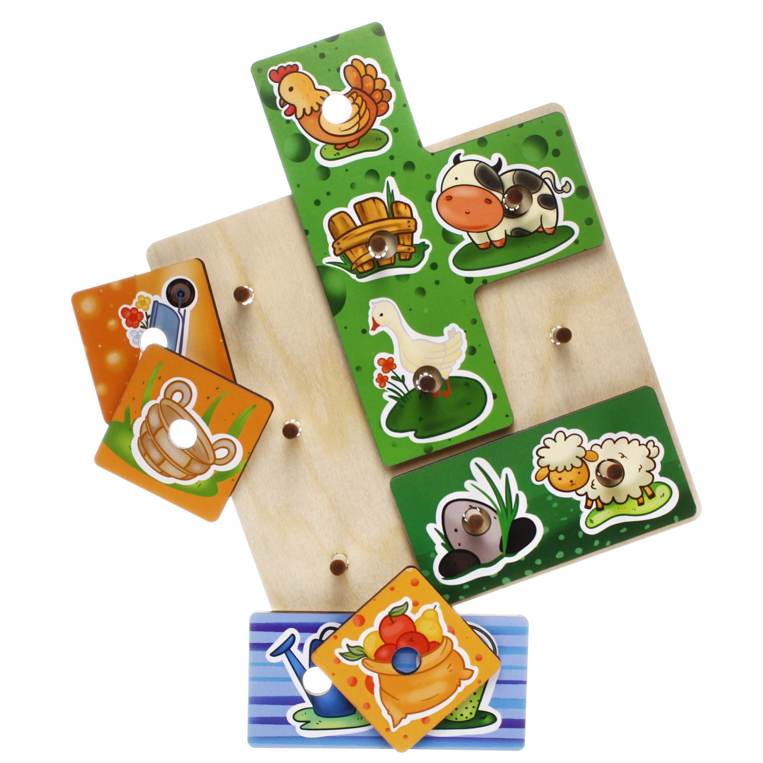 Настольная игра WOODLANDTOYS Геоборд - фото 6