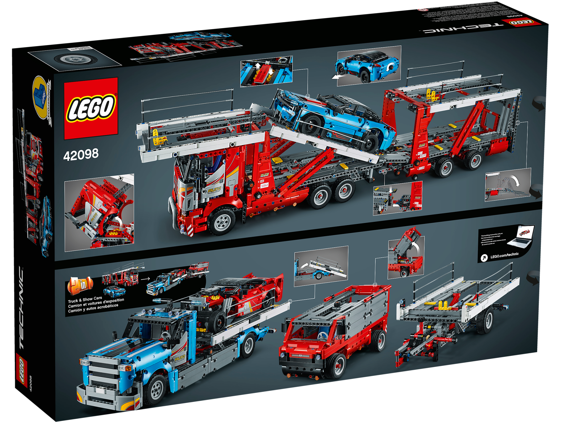 Конструктор LEGO Technic 42098 2493 дет. - фото 6