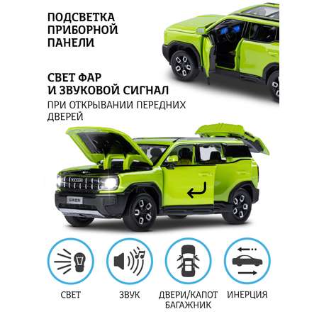 Внедорожник АВТОпанорама Haval Kugou 1:32 зеленый