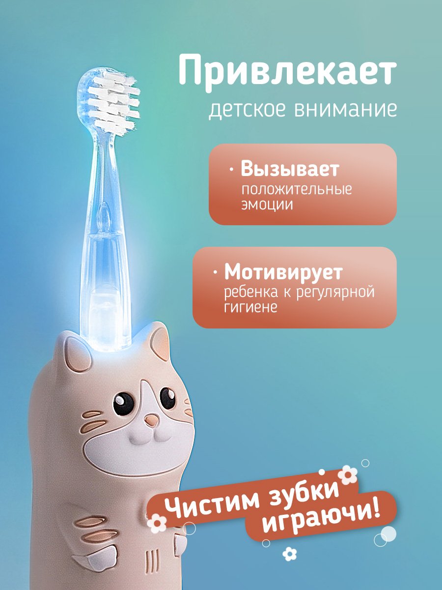 Зубная щетка электрическая Revyline от 1 года - фото 3