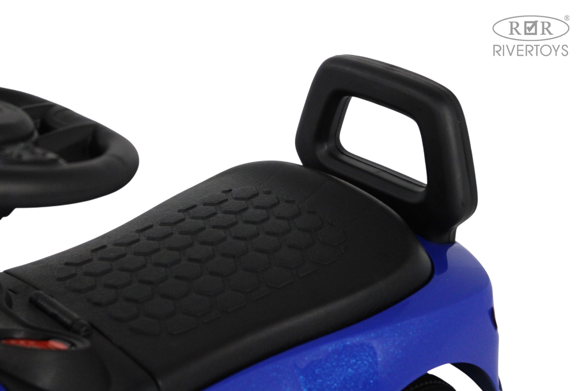 Каталка RIVERTOYS Z004ZZ-A-BLUE синий - фото 6