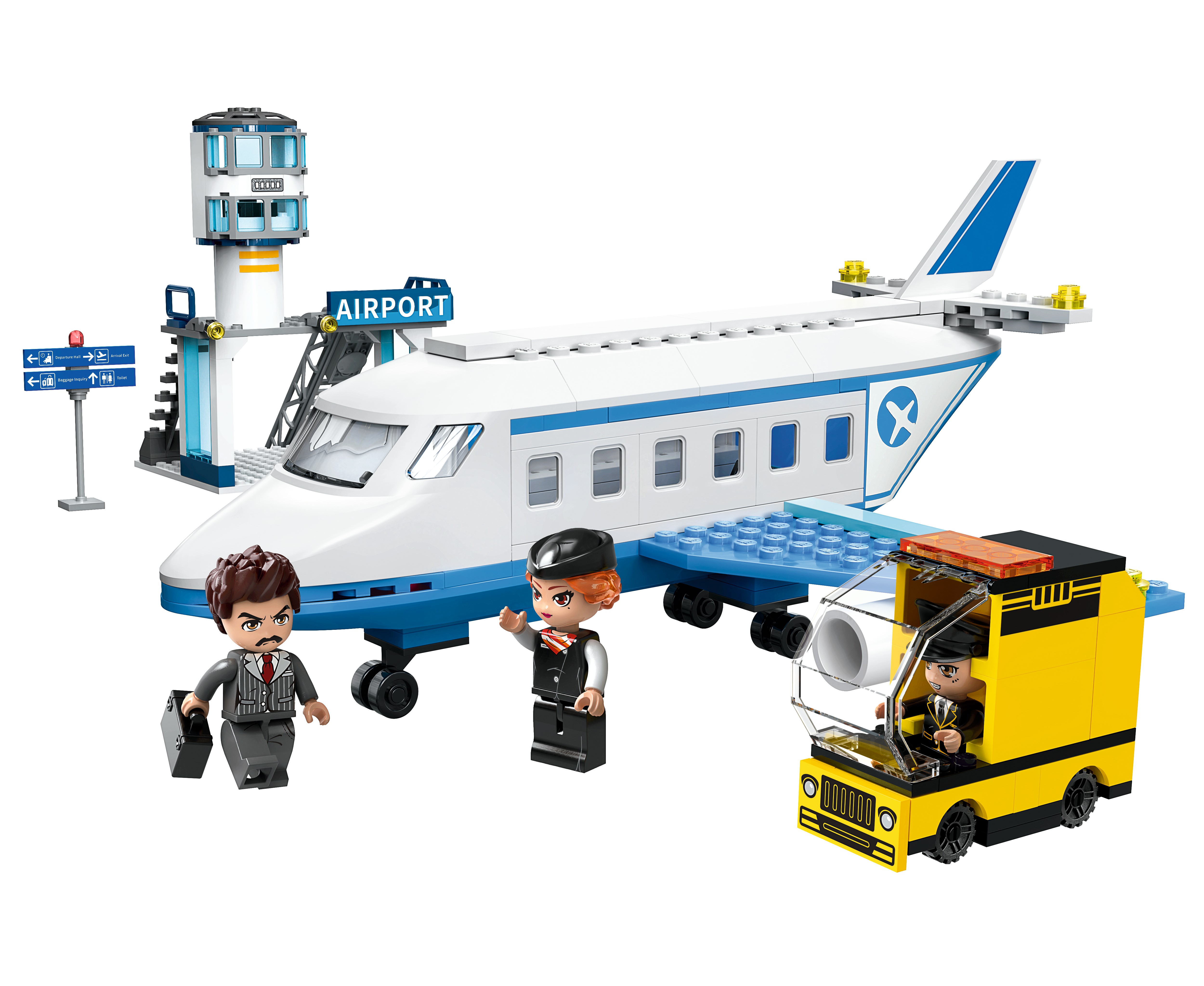 Конструктор QMAN Самолет 237 дет. - фото 4