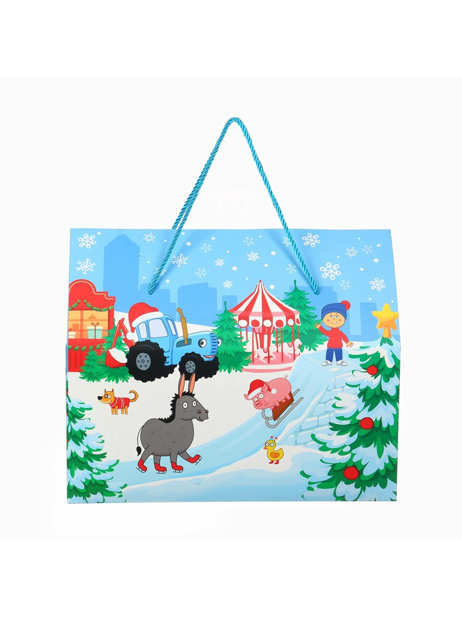 Пакет-коробка Дарите Счастье "Веселого Нового года!", 37 х 33 х 20 см - фото 5